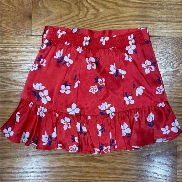 Janie and Jack Red Silk Skirt - Picture 2 of 2